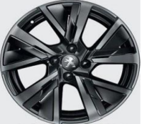 Jantes alliage 17'' BRONX avec inserts Noir Brillant et vernis Dark Coat