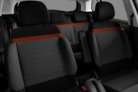 Garnissage Tissu Quartz Grey / Ambiance Urban Red
