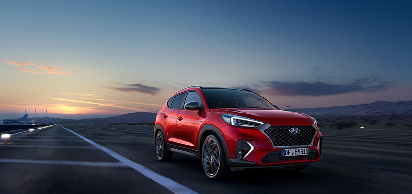 hyundai tucson rouge