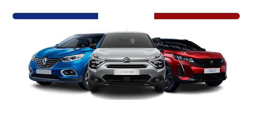 Peugeot, Renault, Citroen
