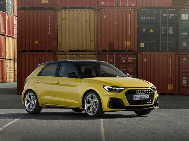 Audi A1 jaune