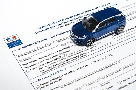 certificat de cession voiture