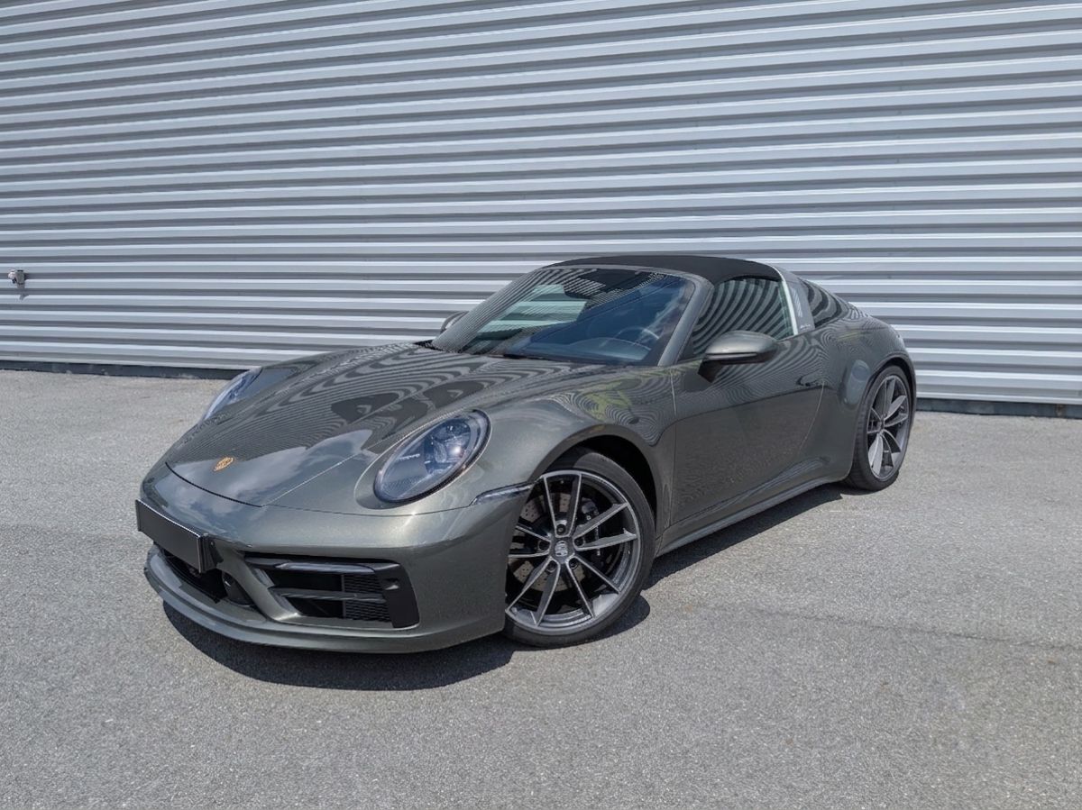 Vente 911 Targa 4S (MY21) (992 I) 4S 3.0i 450 PDK -  2ème main - Suivi complet Porsche VERT AVENTURINE METALLISE Occasion