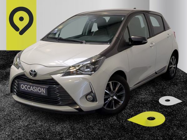 Vente Yaris my19 70 VVT-i Blanc Nacré / Toit Gris Atlas 
